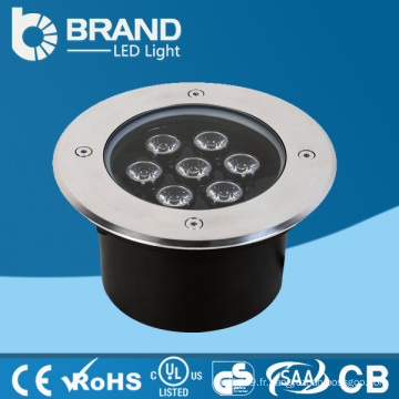 ISO9001 CE RoHS Puissance Puissance Bridgelux Chips Meanwell Driver 12W Round LED Inground Light, 5 ans Warraty